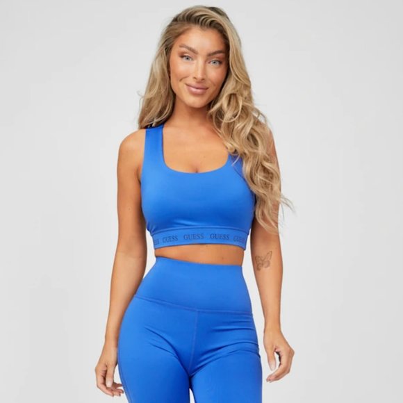 Guess Active Bra Top in Macaw Blue - Picture 2 of 6